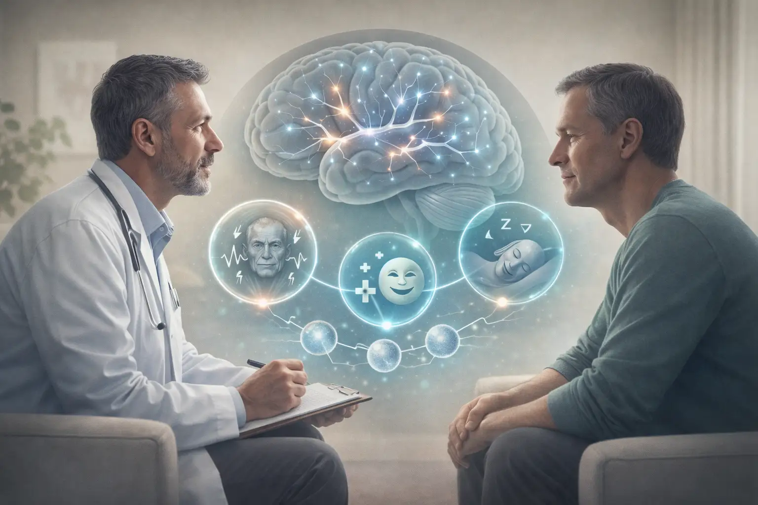 Neuropsychiatry healthcare visual