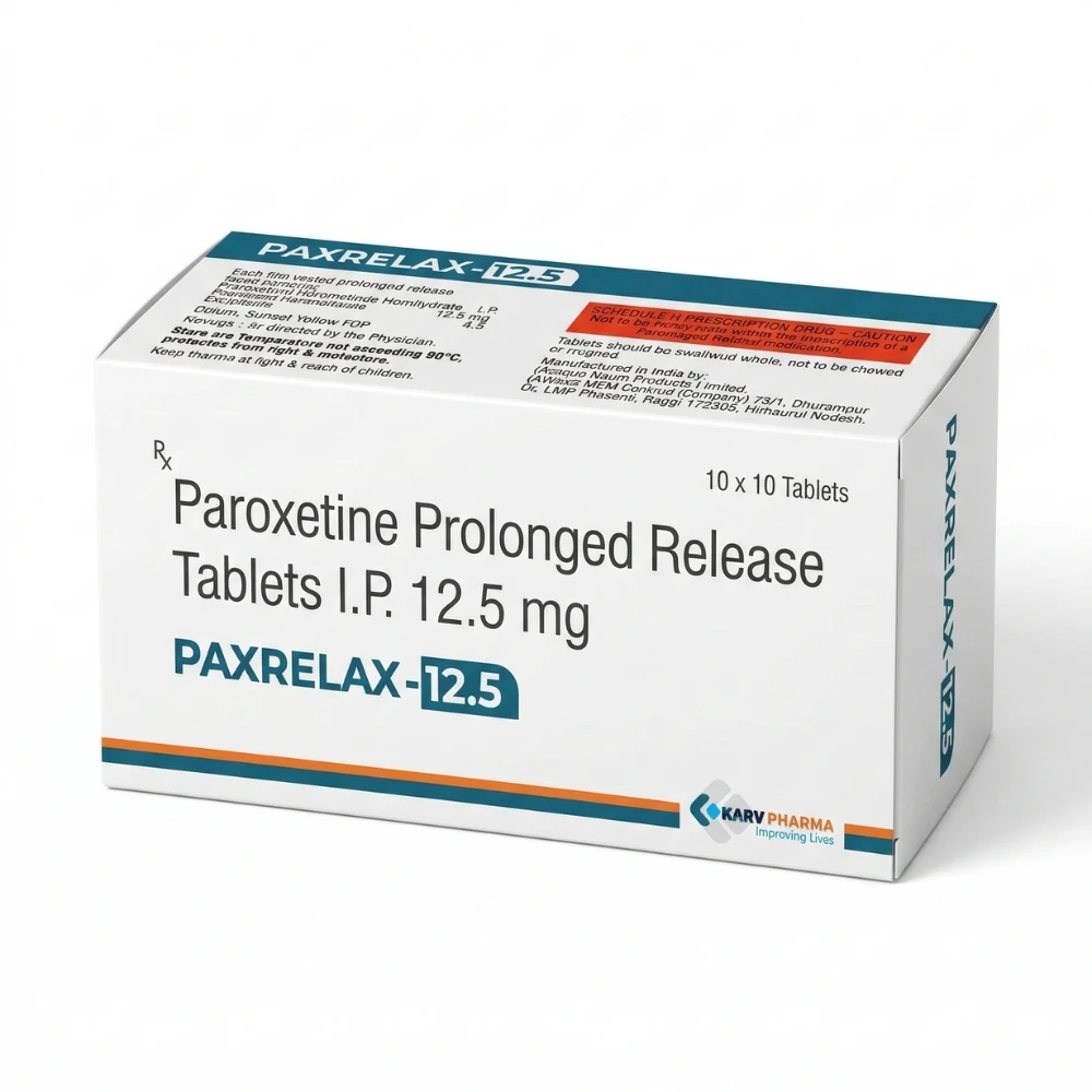PAXRELAX-12.5 pharmaceutical product pack